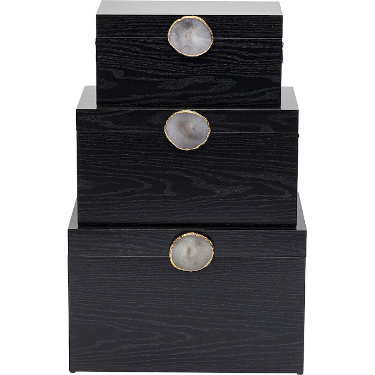 3 boîtes NIFTY Kare Design noir