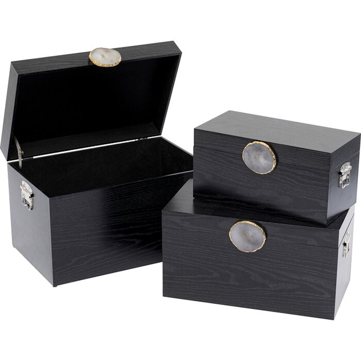 3 boîtes NIFTY Kare Design noir