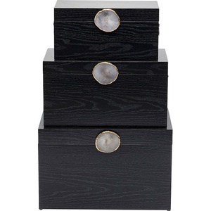 3 boîtes NIFTY Kare Design noir