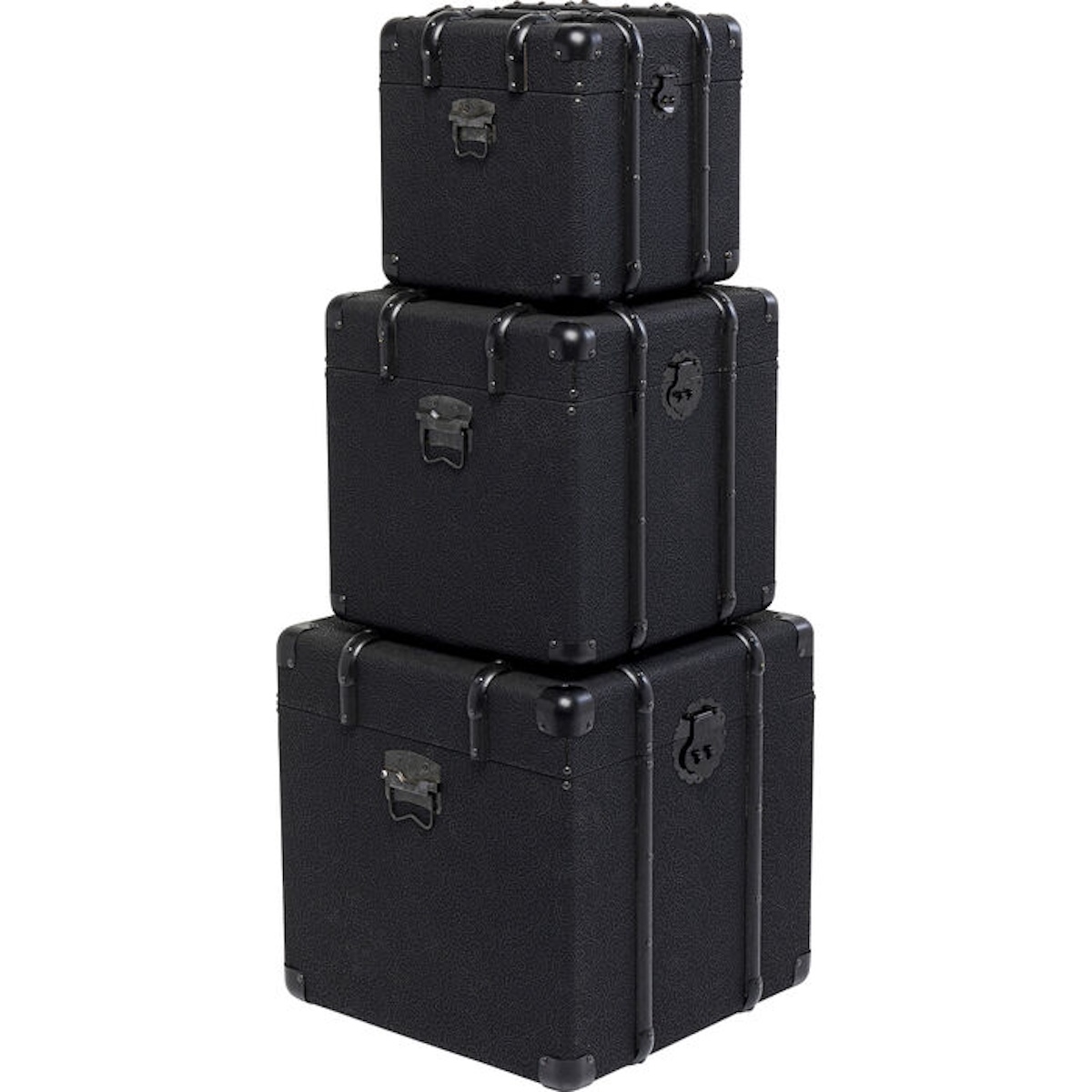 3 coffres VOYAGE Kare Design noir