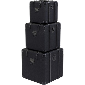 3 coffres VOYAGE Kare Design noir