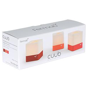 3 Photophores CUUB Fermob piment-capucine-praline