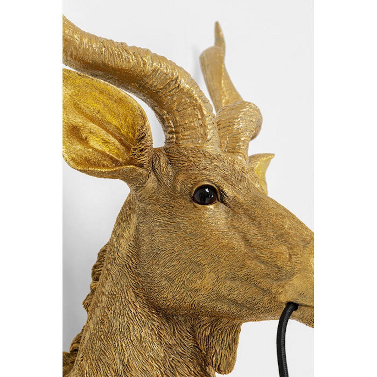 Applique 45x74cm Goat ANIMAL Kare Design doré