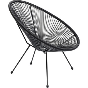 Armchair Acapulco Black Kare Design