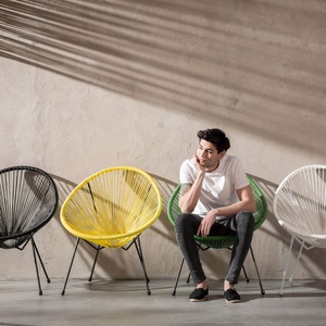 Armchair Acapulco Black Kare Design