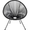 Armchair Acapulco Black Kare Design