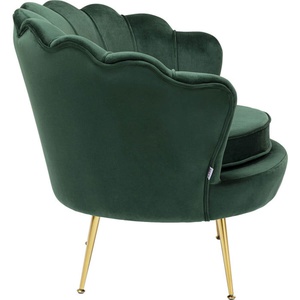 Armchair Water Lily Dark Green Kare Design