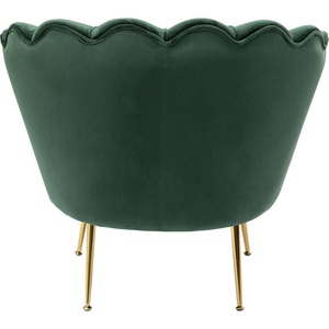 Armchair Water Lily Dark Green Kare Design