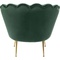 Armchair Water Lily Dark Green Kare Design