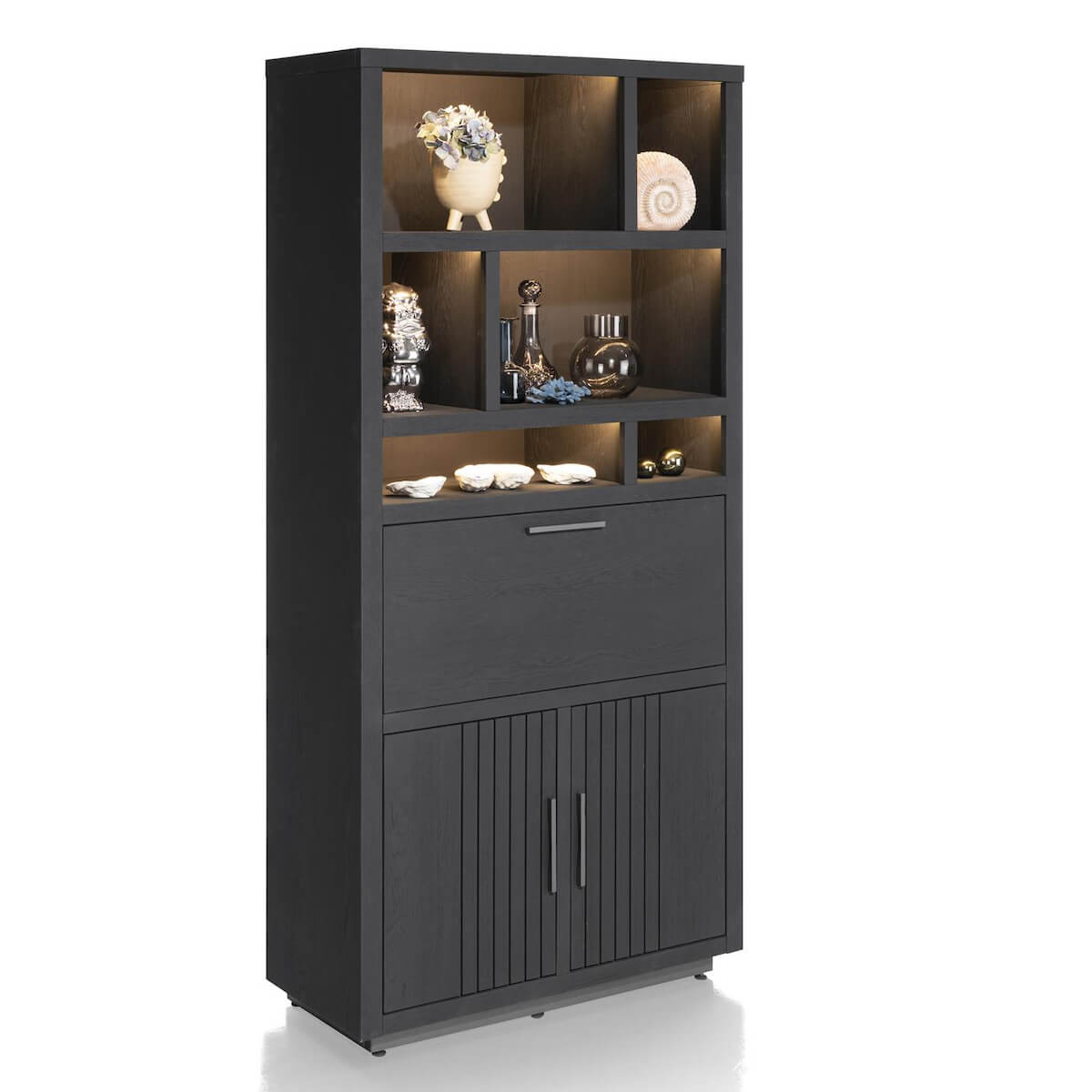 Armoire 100cm PAVIE Henders & Hazel Castle Black