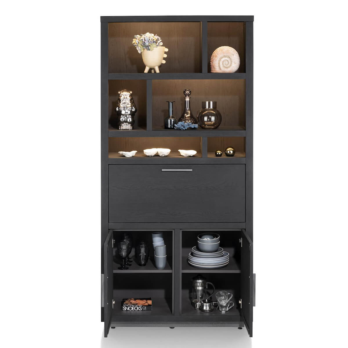 Armoire 100cm PAVIE Henders & Hazel Castle Black