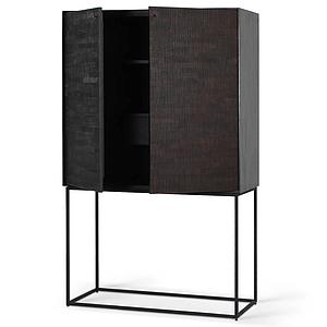 Armoire 102cm GROOVES Ethnicraft teck noir