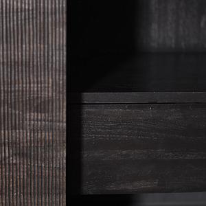 Armoire 102cm GROOVES Ethnicraft teck noir