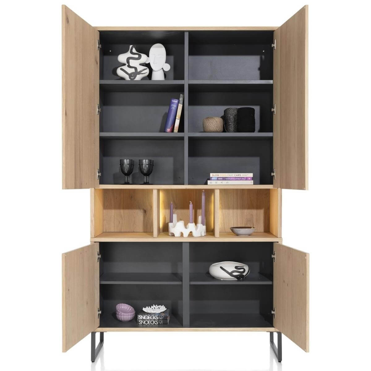 Armoire 123cm CASTELLO Henders & Hazel chêne