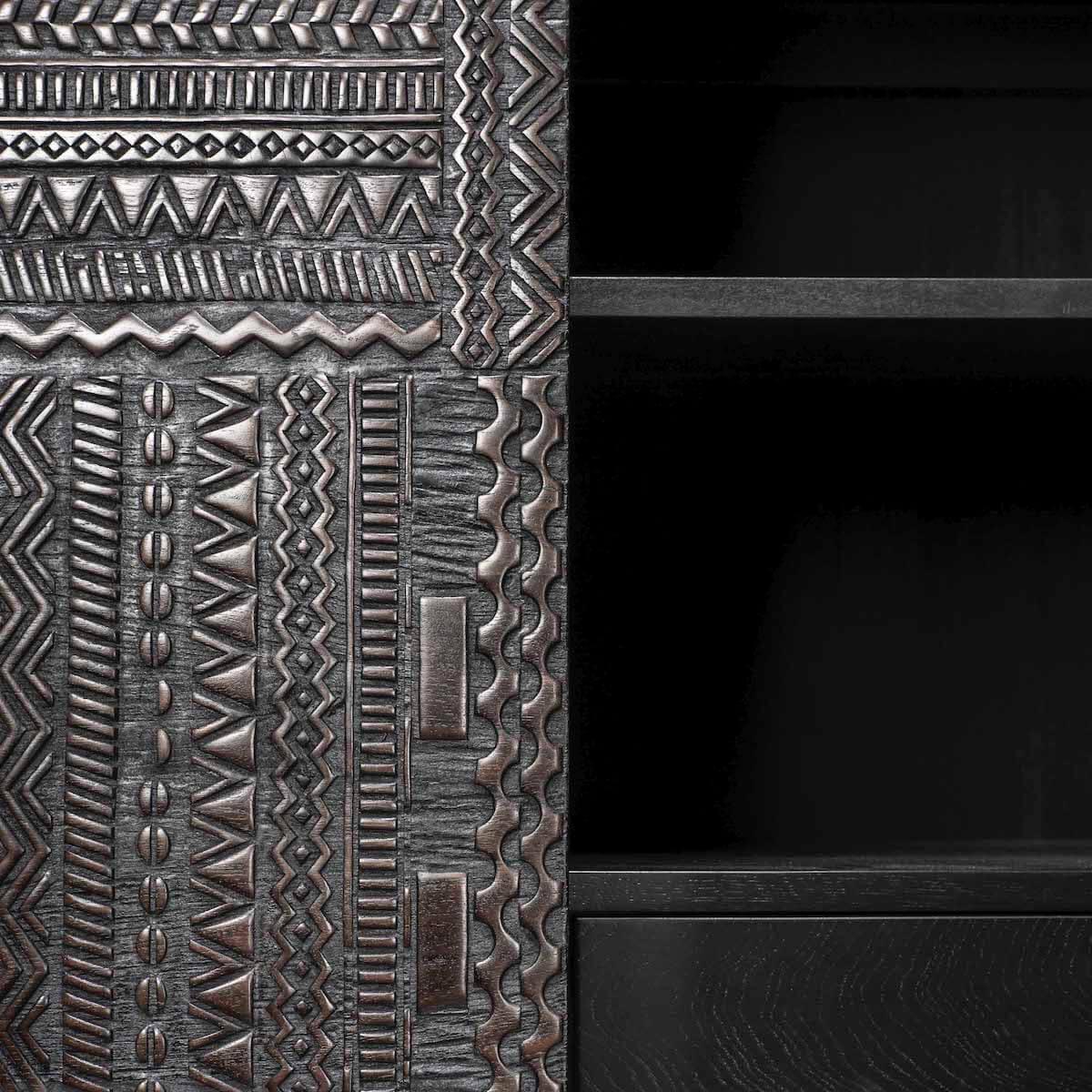 Armoire 160cm TABWA Ethnicraft teck noir