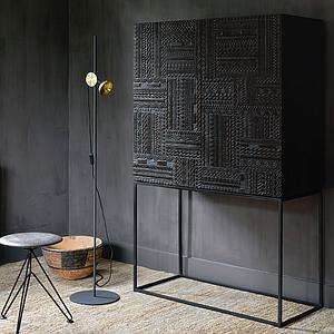 Armoire 160cm TABWA Ethnicraft teck noir
