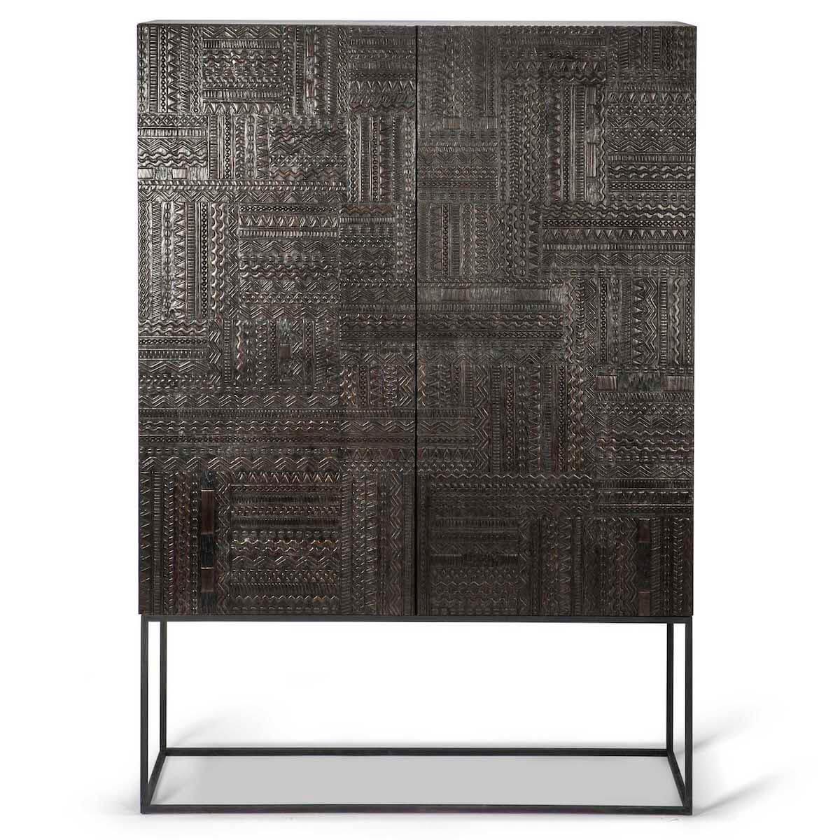 Armoire 180cm TABWA Ethnicraft teck noir