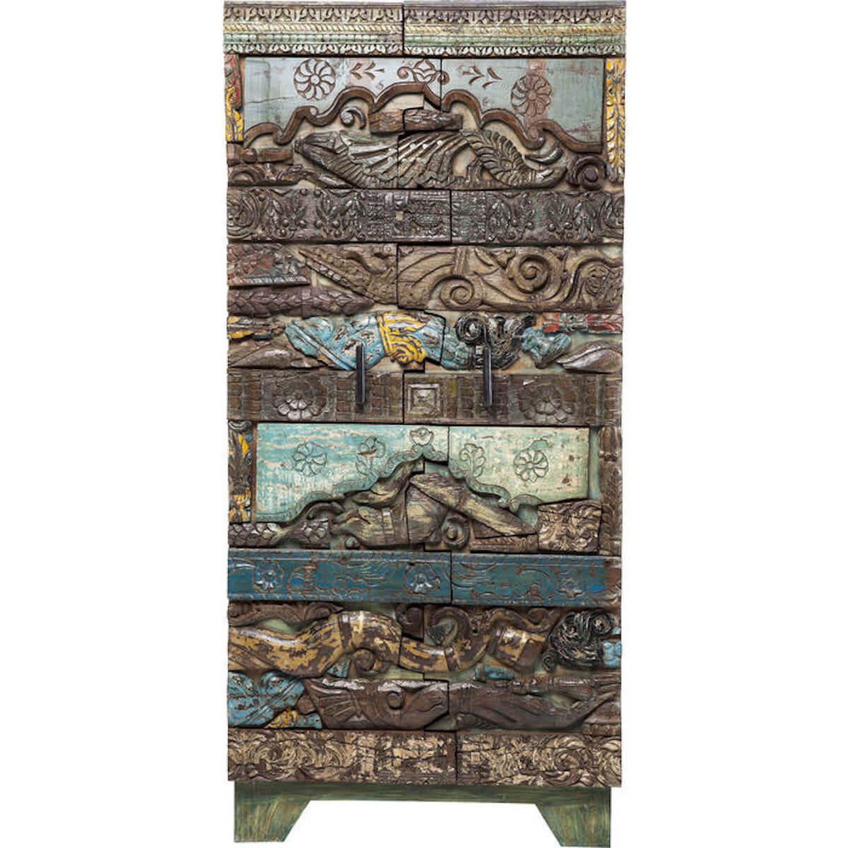 Armoire 2 portes SHANTI PUZZLE Kare Design