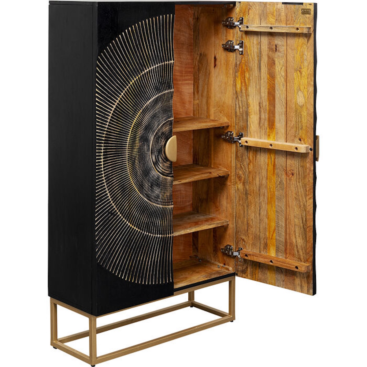 Armoire 76x140cm MADEIRA Kare Design foncé