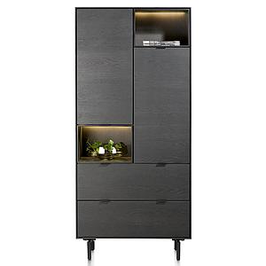 Armoire 90cm ELEMENTS Xooon onyx