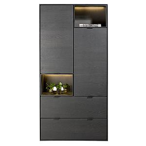 Armoire 90cm ELEMENTS Xooon onyx