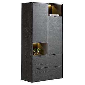 Armoire 90cm ELEMENTS Xooon onyx