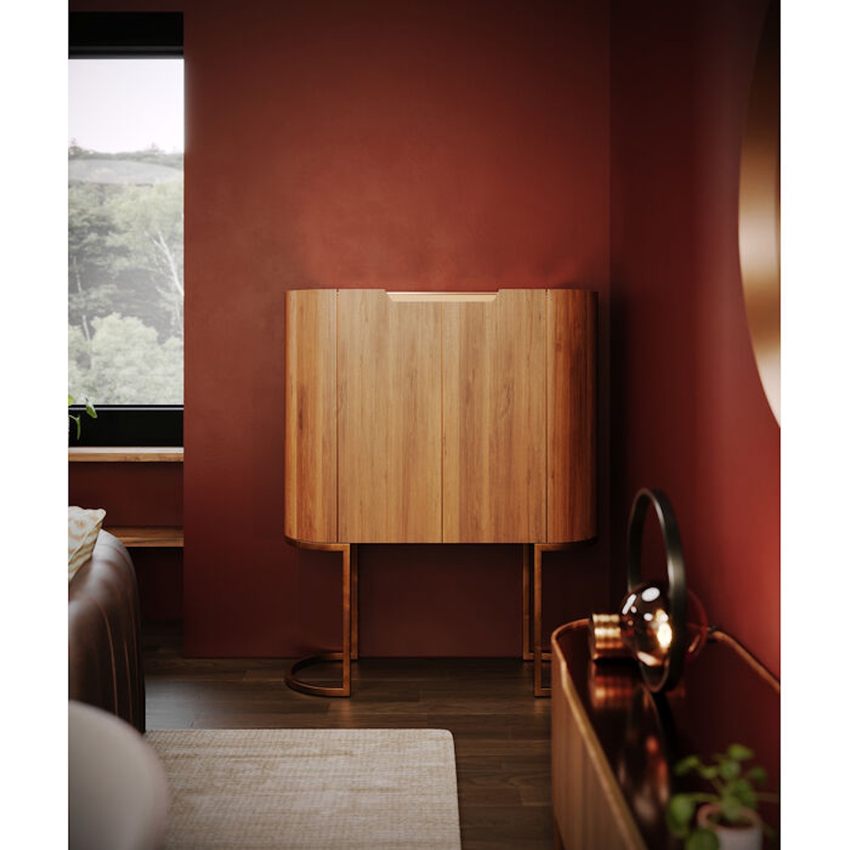 Armoire bar 115x142cm GOIRGIO Kare Design
