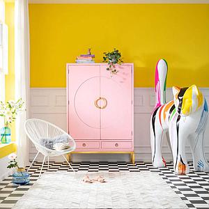 Armoire DISK Kare Design fuchsia