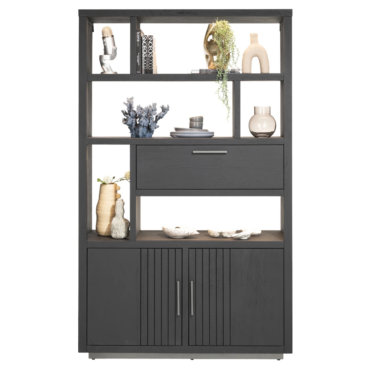 Armoire ouverte PAVIE Henders & Hazel Castle Black