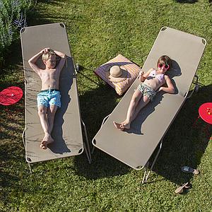 Bain de soleil HARRY Fermob bleu lagune