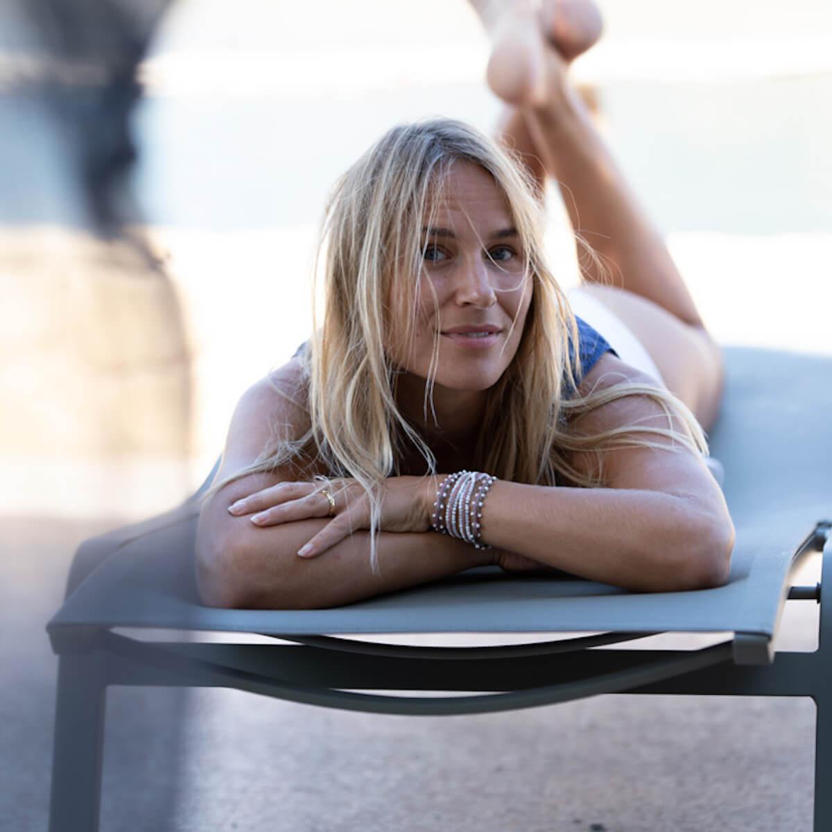 Bain de soleil XS ALIZE Fermob noir réglisse