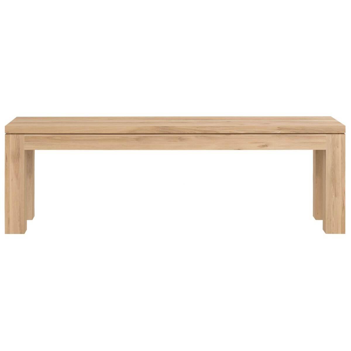Banc 140cm STRAIGHT Ethnicraft chêne