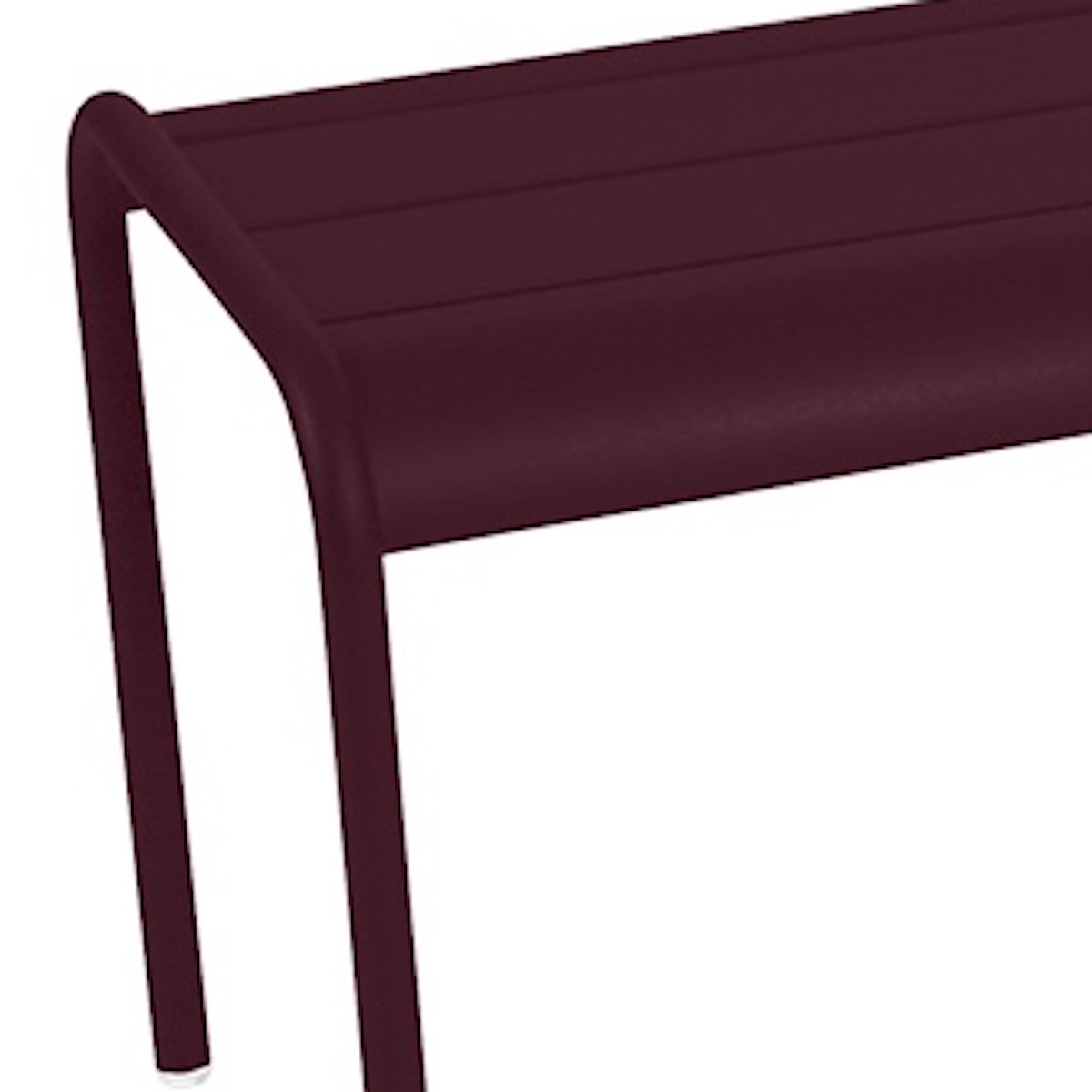 Banc 145cm LUXEMBOURG Fermob cerise noir