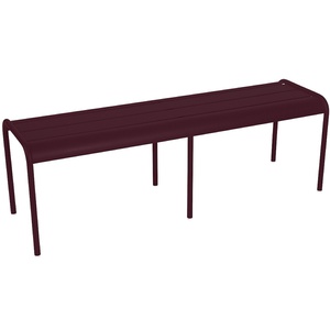 Banc 145cm LUXEMBOURG Fermob cerise noir