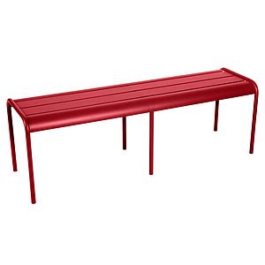 Banc 145cm LUXEMBOURG Fermob Coquelicot
