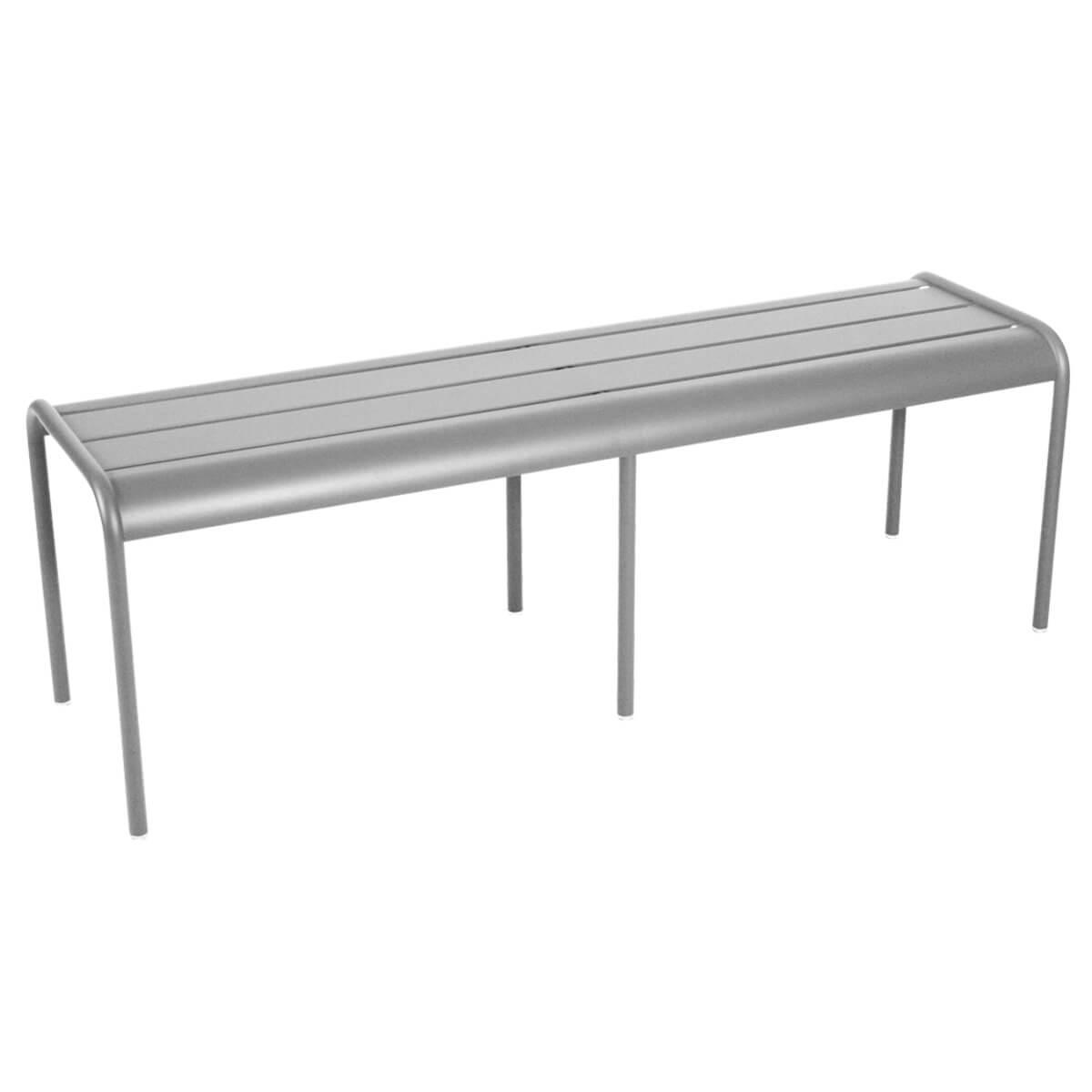 Banc 145cm LUXEMBOURG Fermob gris métal