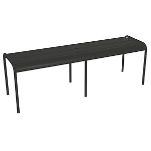 Banc 145cm LUXEMBOURG Fermob noir réglisse