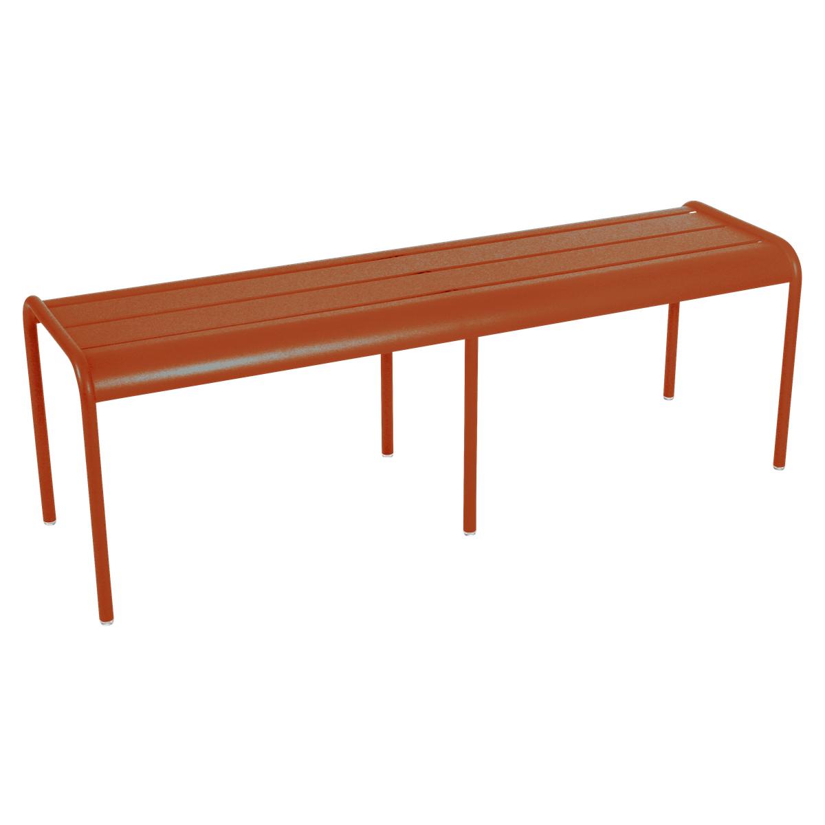 Banc 145cm LUXEMBOURG Fermob orange confite