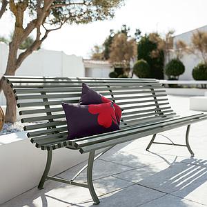 Banc 150cm LOUISIANE Fermob bleu abysse