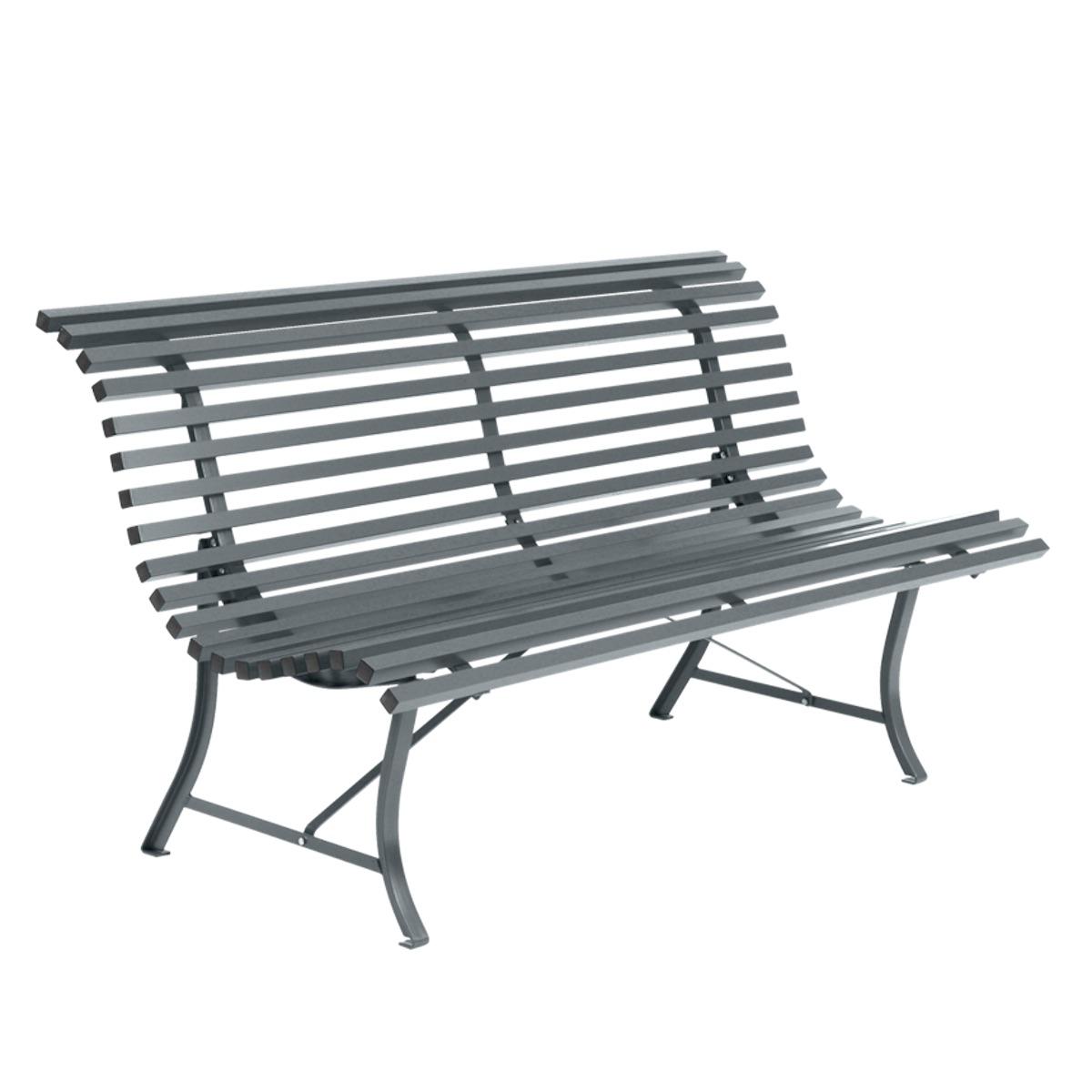 Banc 150cm LOUISIANE Fermob gris orage