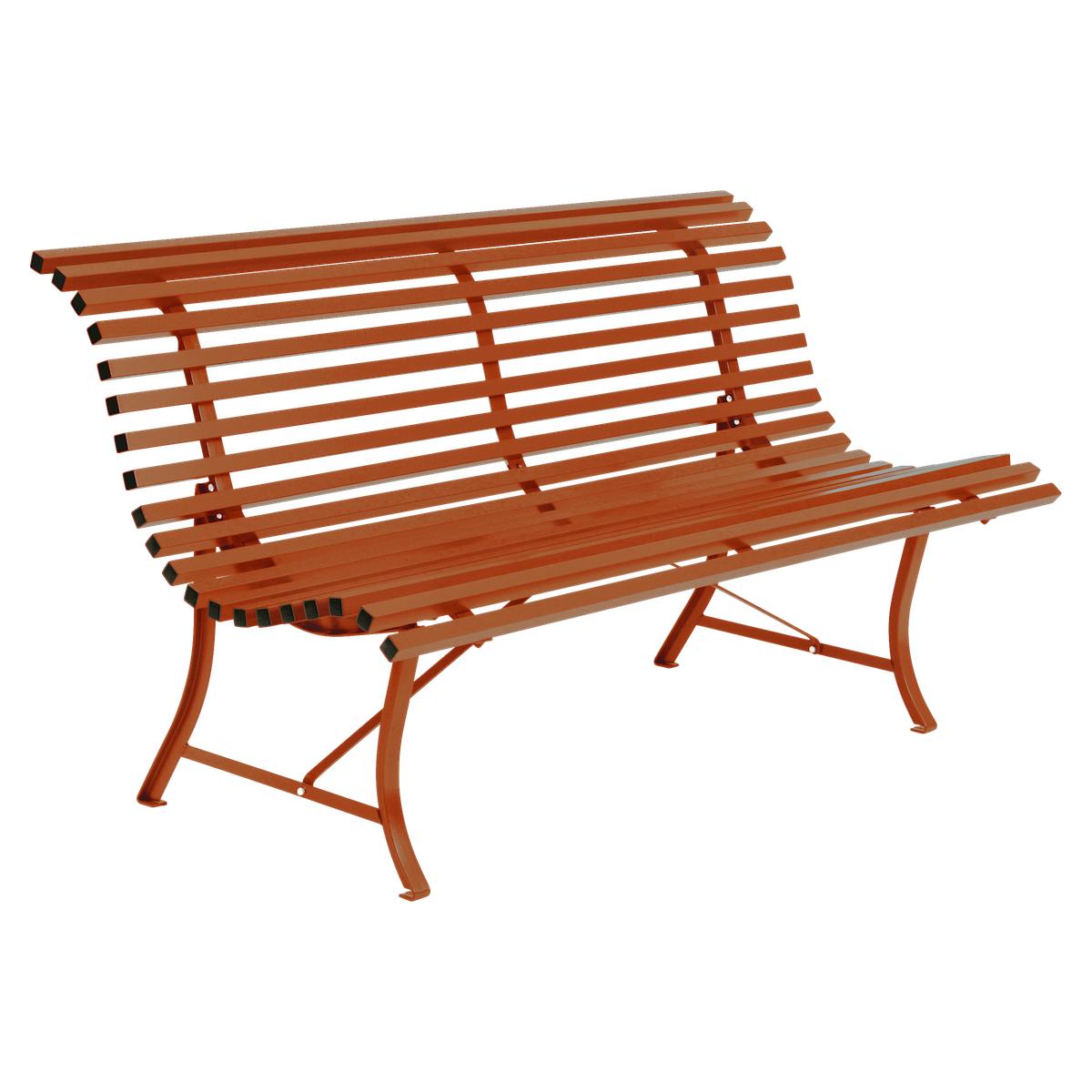 Banc 150cm LOUISIANE Fermob orange confite