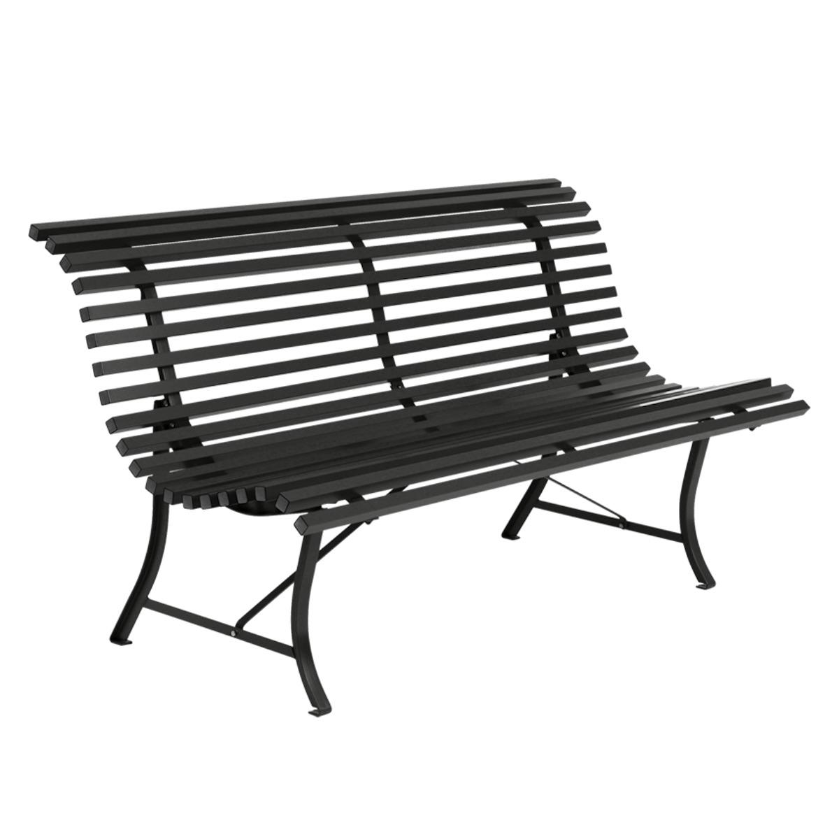 Banc 150cm LOUISIANE Fermob réglisse