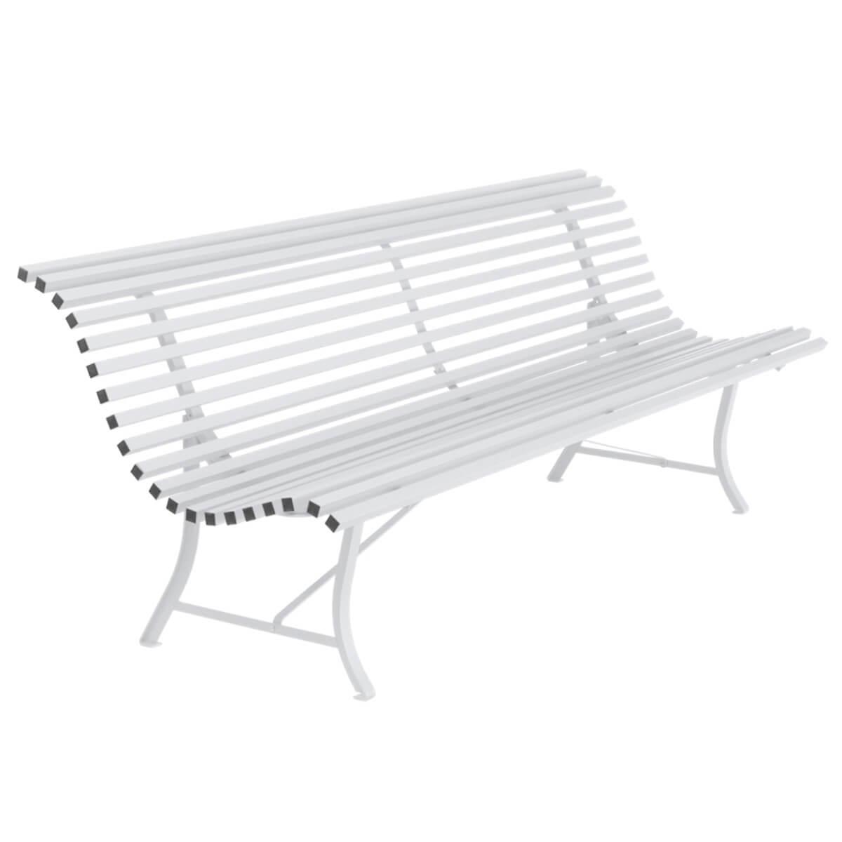 Banc 200cm LOUISIANE Fermob blanc coton