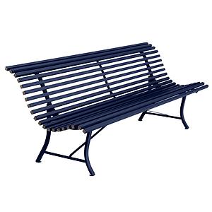 Banc 200cm LOUISIANE Fermob bleu abysse
