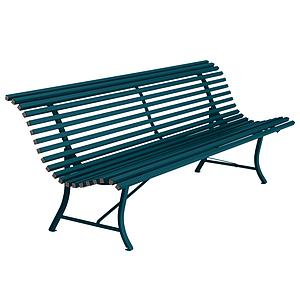Banc 200cm LOUISIANE Fermob bleu acapulco