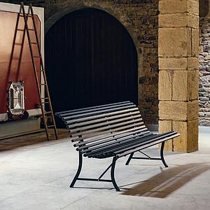 Banc 200cm LOUISIANE Fermob bleu acapulco