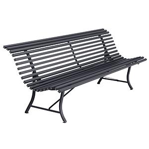 Banc 200cm LOUISIANE Fermob carbone
