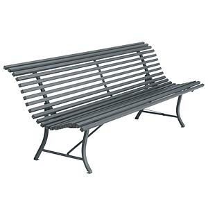 Banc 200cm LOUISIANE Fermob gris orage