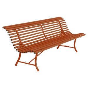 Banc 200cm LOUISIANE Fermob orange confite