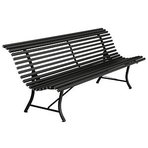 Banc 200cm LOUISIANE Fermob réglisse
